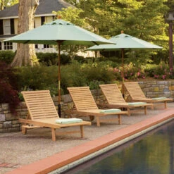 Oxford Garden 9' Octagonal Sunbrella Market Umbrella - Aluminum Pole -Patio Furniture Store oxford garden sunbrella market umbrella 9 22 18654.1646936895