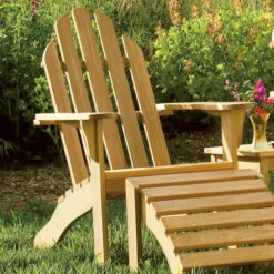 Oxford Garden Teak Adirondack Chair - July 4th Sale - Good 'til The 8th!
