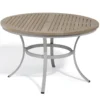 Oxford Garden Travira 48" Round Tekwood Top Dining Table - July 4th Sale - Good 'til The 8th!