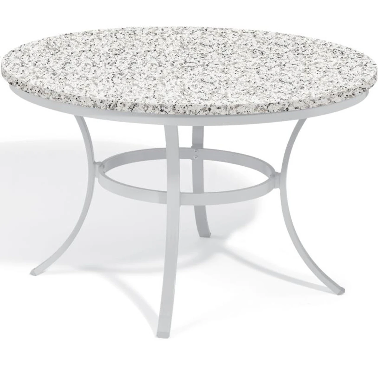 Oxford Garden Travira 5-Piece Lite-Core Dining Set With 48" Round Table