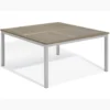 Oxford Garden Travira 60" Square Tekwood Top Dining Table - July 4th Sale - Good 'til The 8th!
