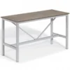 Oxford Garden Travira 72" Rectangular Tekwood Top Bar Table - July 4th Sale - Good 'til The 8th!