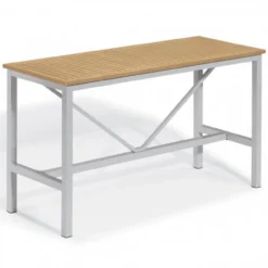 Oxford Garden Travira 72" Rectangular Tekwood Top Bar Table - July 4th Sale - Good 'til The 8th! -Patio Furniture Store oxford garden travira 72 rectangular tekwood top bar table 40 47888.1646937110