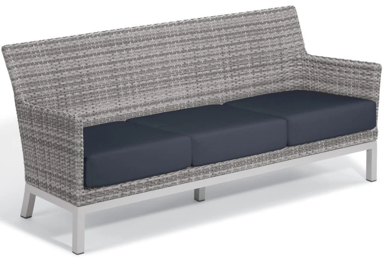 Oxford Garden Travira Argento Resin Wicker Sofa - July 4th Sale - Good 'til The 8th! 1 Oxford Garden Travira Argento Resin Wicker Sofa - July 4th Sale - Good 'til The 8th!
