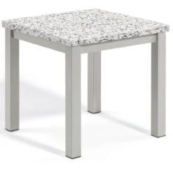 Oxford Garden Travira Granite Lite-Core 18" End Table - Soon To Be Discontinued - July 4th Sale - Good 'til The 8th!