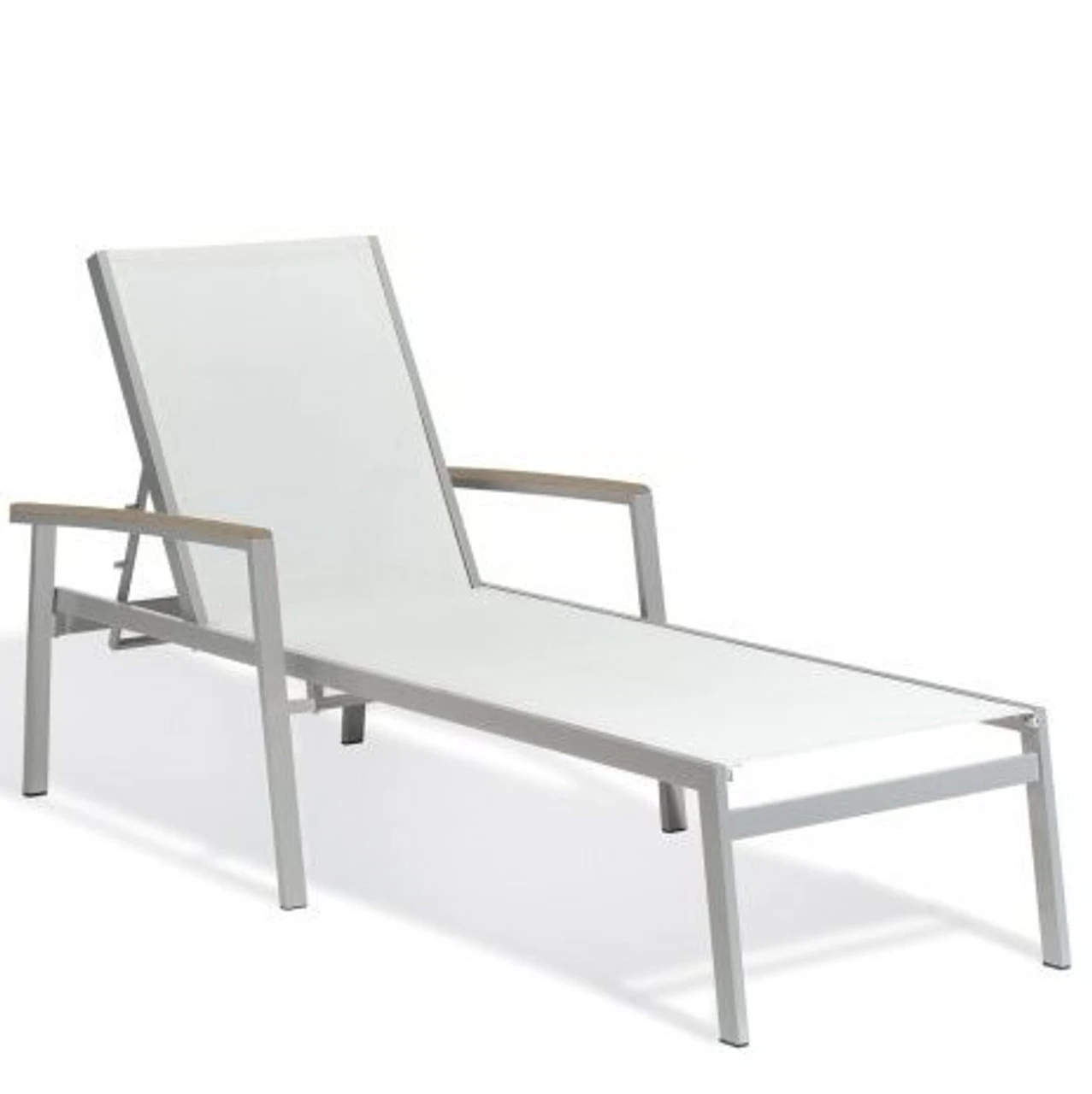 Oxford Garden Travira Sling Chaise Lounge With Tekwood Armcaps (Set Of 2) - Sling Color Options - July 4th Sale - Good 'til The 8th! 4 Oxford Garden Travira Sling Chaise Lounge With Tekwood Armcaps (Set Of 2) - Sling Color Options - July 4th Sale - Good 'til The 8th! - Image 4