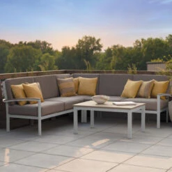 Oxford Garden Travira Tekwood Loveseat Sectional - July 4th Sale - Good 'til The 8th!