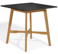 Oxford Garden Wexford 42" Shorea Bar Table - Granite Lite-Core - Reduced Closeout Pricing