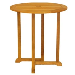 Three Birds Oxford Teak 36" Round Bar Table -Patio Furniture Store oxford teak 36 round bar table 24 42307.1646962115