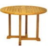 Three Birds Oxford Teak 42" Round Dining Table