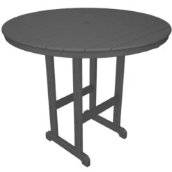 POLYWOOD® 48" Round Bar Height Table