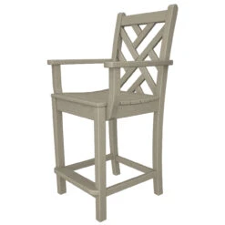 POLYWOOD® Chippendale 42" Counter Arm Chair