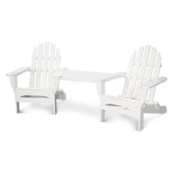 POLYWOOD® Classic Adirondack Tete-a-Tete Set-Currently Unavailable