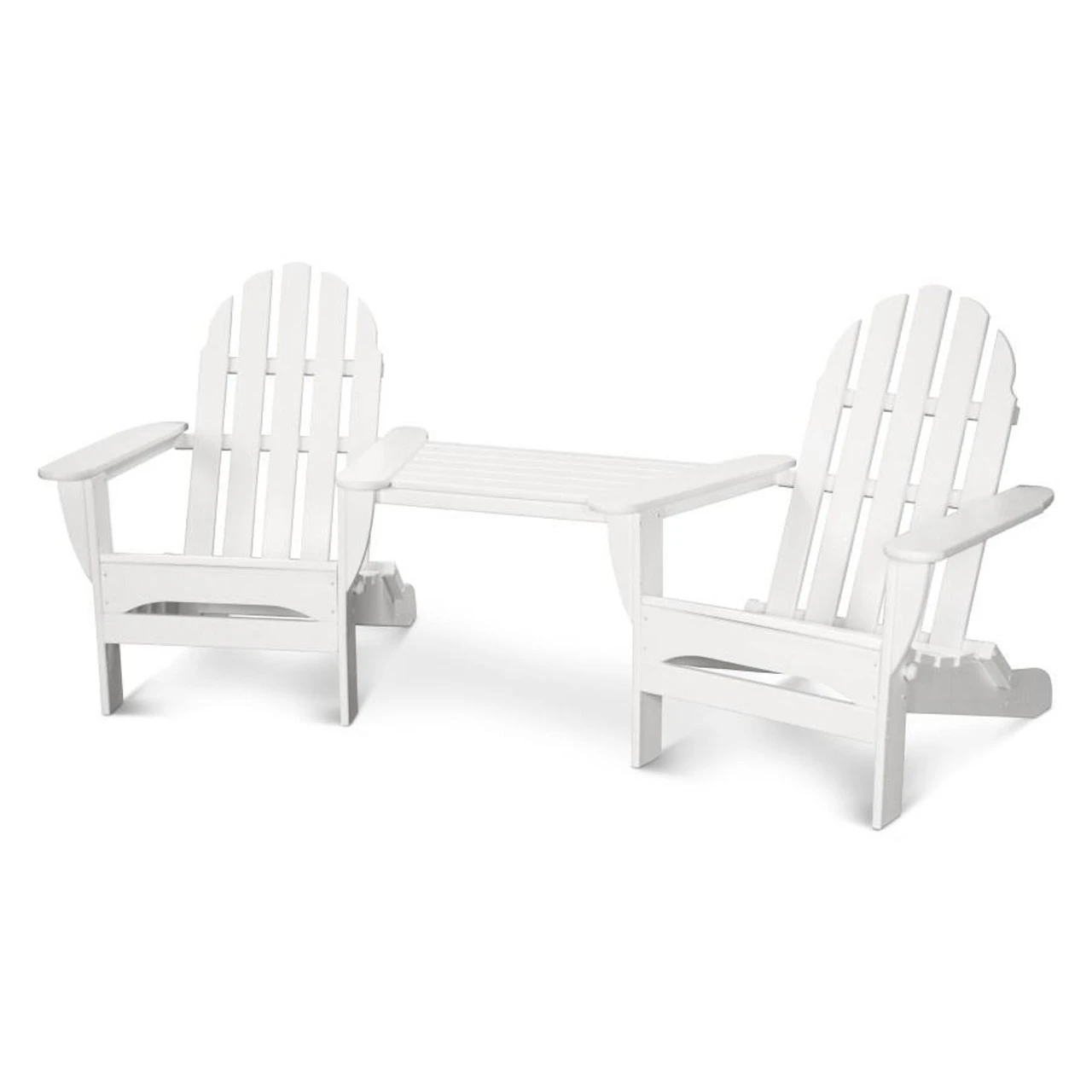 POLYWOOD® Classic Adirondack Tete-a-Tete Set-Currently Unavailable 1 POLYWOOD® Classic Adirondack Tete-a-Tete Set-Currently Unavailable