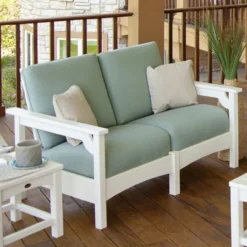 POLYWOOD® Club Settee-Currently Unavailable -Patio Furniture Store polywood club settee 47 50923.1646938223