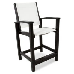 POLYWOOD® Coastal 43" Counter Chair -Patio Furniture Store polywood coastal 43 counter chair 34 69465.1646937586