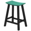 POLYWOOD® Contempo 24" Saddle Bar Stool