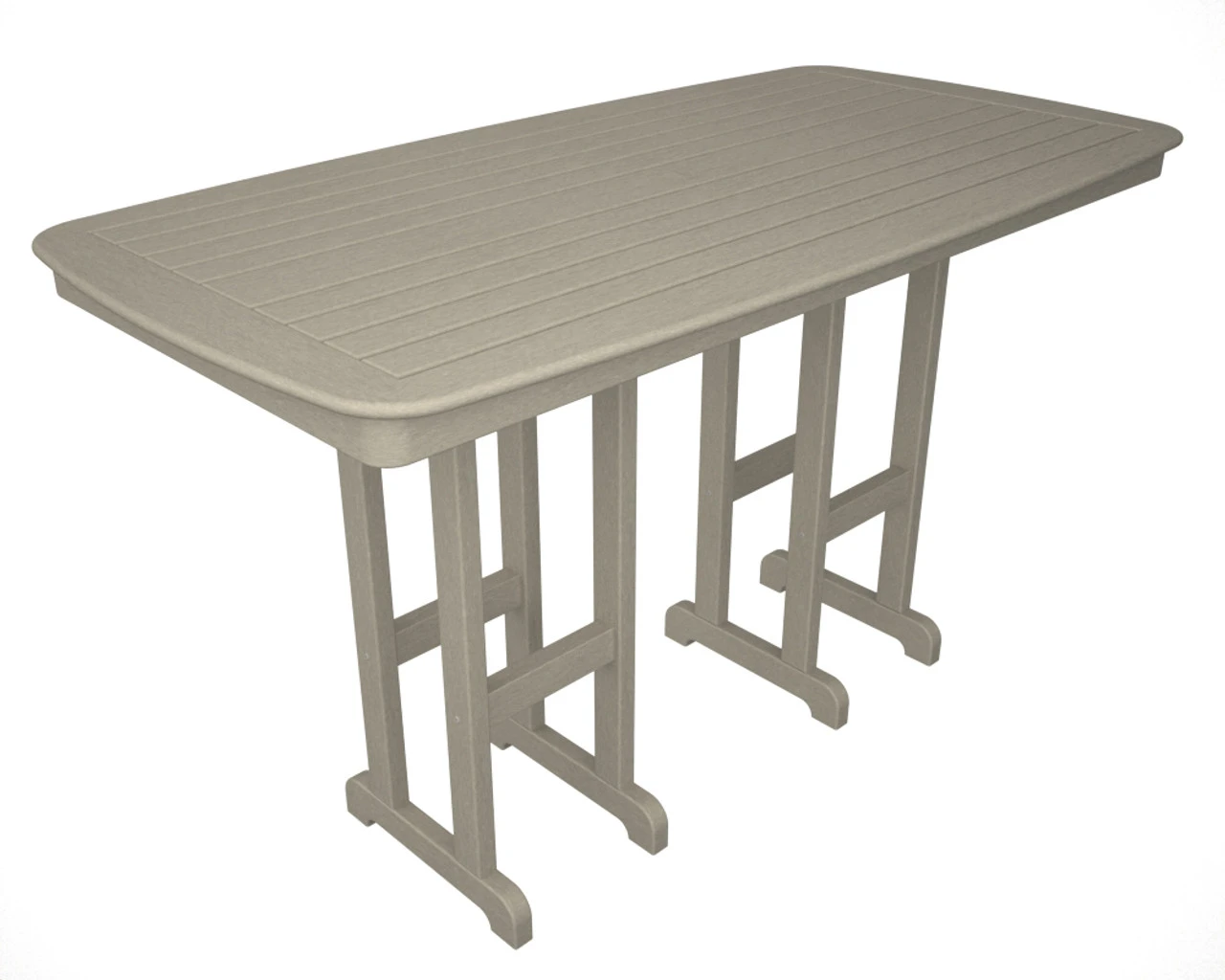 POLYWOOD® Nautical 37" X 72" Bar Table 1 POLYWOOD® Nautical 37" X 72" Bar Table
