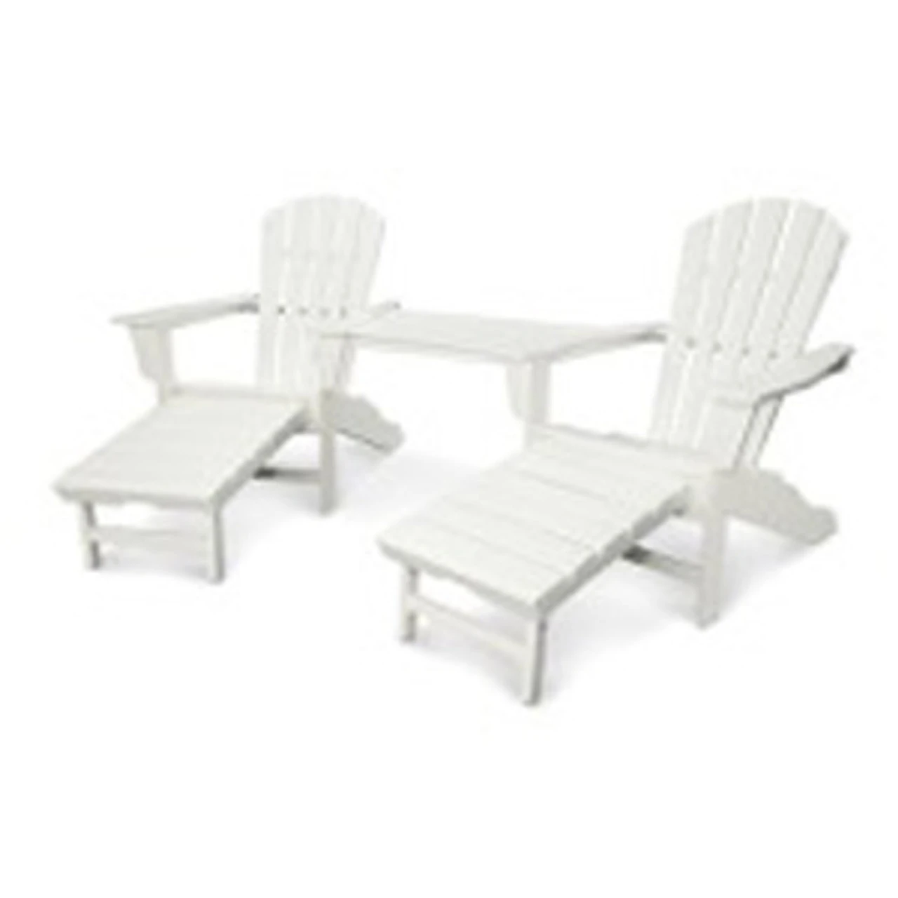 POLYWOOD® Palm Coast Ultimate Adirondack Tete-a-Tete Set-Currently Unavailable 1 POLYWOOD® Palm Coast Ultimate Adirondack Tete-a-Tete Set-Currently Unavailable