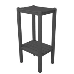 POLYWOOD® Two Shelf 36" Bar Side Table-Currently Unavailable