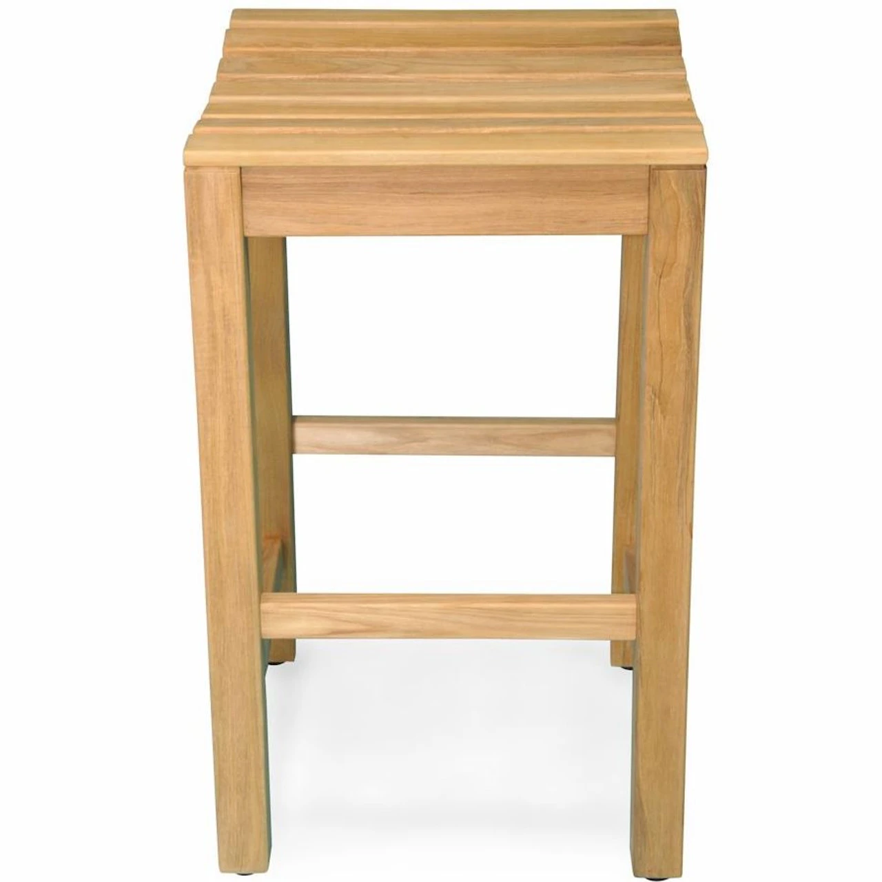 Regal Teak 28" Tall Bar Stool 4 Regal Teak 28" Tall Bar Stool - Image 4