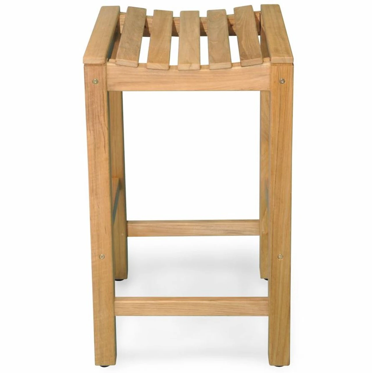 Regal Teak 28" Tall Bar Stool 3 Regal Teak 28" Tall Bar Stool - Image 3