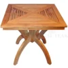 Regal Teak 31" Square Pedestal Dining Table