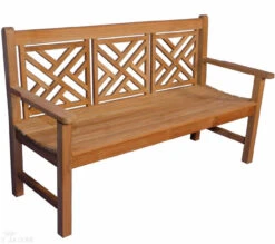 Regal Teak Chippendale Garden Bench