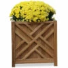 Regal Teak Chippendale Planter - Available To Ship In July