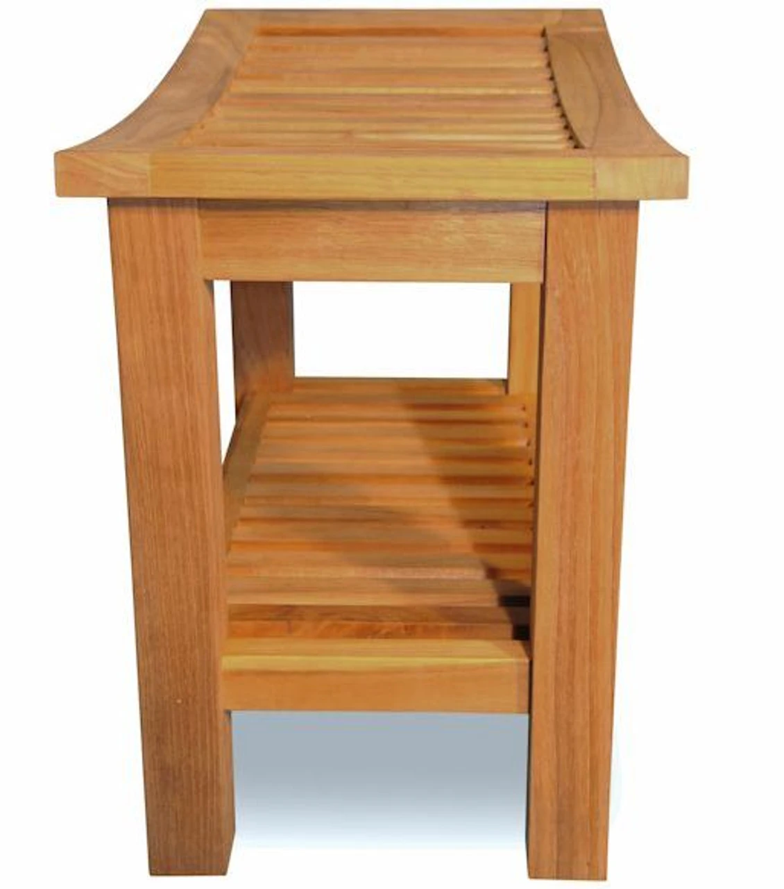 Regal Teak Regency Shower Bench 2 Regal Teak Regency Shower Bench - Image 2
