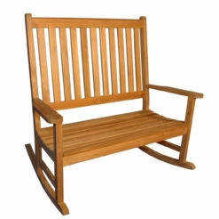 Regal Teak Rocking Bench