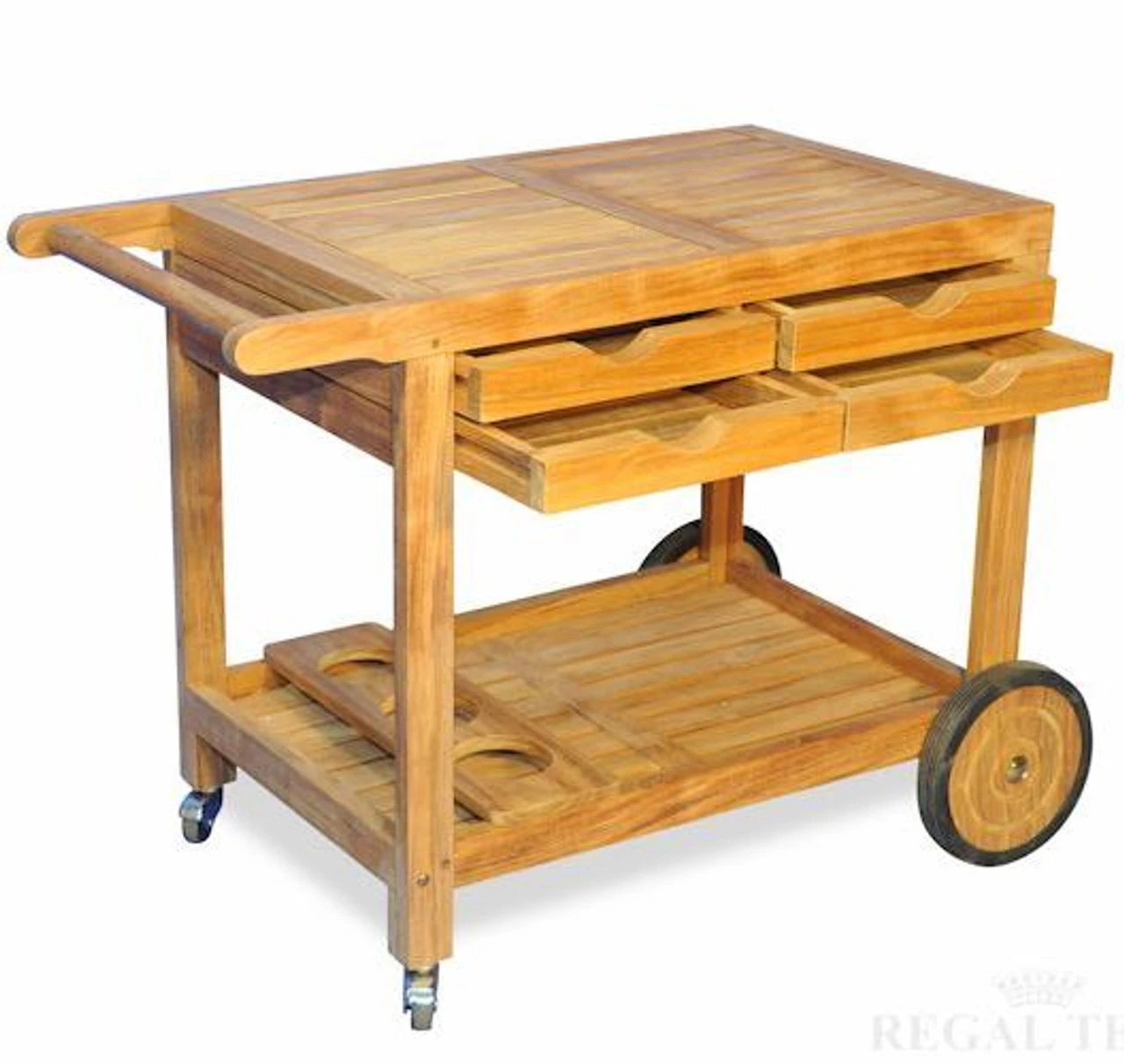 Regal Teak Tea Trolley - Not Currently Available 3 Regal Teak Tea Trolley - Not Currently Available - Image 3