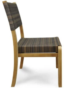 Regal Teak Wicker Stacking Dining Side Chair - Set/4 - Not Currently Available -Patio Furniture Store regal teak wicker stacking dining side chair set 4 31 17433.1646962342