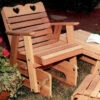 Rocking Glider Chair - Cedar Country Hearts