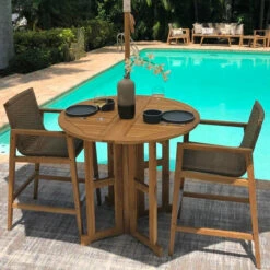 Patio Furniture Store 9 Patio Furniture Store -Patio Furniture Store royal teak admiral 3 piece round drop leaf bar height set 33 42543.1646962902