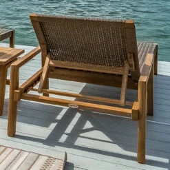 Royal Teak Admiral Chaise Lounge Chair - Charcoal Is Available - Sand Available In Aug