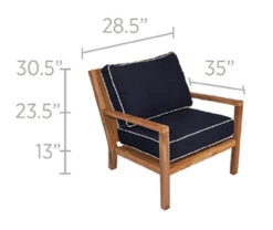 Royal Teak Coastal 5 Piece Deep Seating Group -Patio Furniture Store royal teak coastal 5 piece deep seating group 63 43850.1646974065