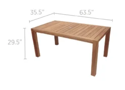 Royal Teak Dining Set With 63" Comfort Table And 6 Sailmate Chairs 9 Royal Teak Dining Set With 63" Comfort Table And 6 Sailmate Chairs -Patio Furniture Store royal teak dining set with 63 comfort table and 6 sailmate chairs 83 21579.1646962875