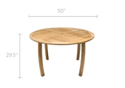 Royal Teak Dolphin 50" Round Teak Table