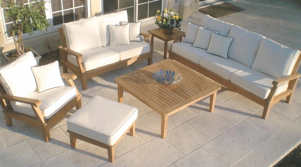 Royal Teak Miami 6 Piece Deep Seating Group 4 Royal Teak Miami 6 Piece Deep Seating Group - Image 4