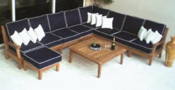 Royal Teak Miami Corner Sectional Base Set