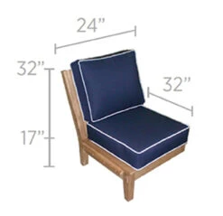 Royal Teak Miami Sectional Seat Insert