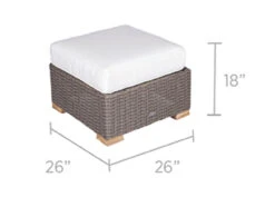 Royal Teak Sanibel 5 Piece Wicker Seating Set -Patio Furniture Store royal teak sanibel 5 piece wicker seating set 88 00064.1646963066