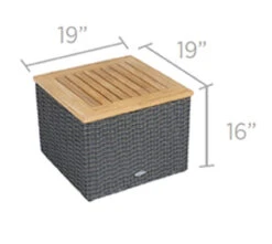 Royal Teak Sanibel 5 Piece Wicker Seating Set -Patio Furniture Store royal teak sanibel 5 piece wicker seating set 89 62698.1646963066