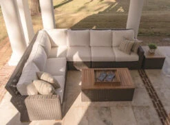 Royal Teak Sanibel 6 Piece Wicker Sectional Set -Patio Furniture Store royal teak sanibel 6 piece wicker sectional set 86 35840.1646963072