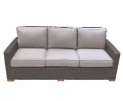 Royal Teak Sanibel Wicker Deep Seating Sofa