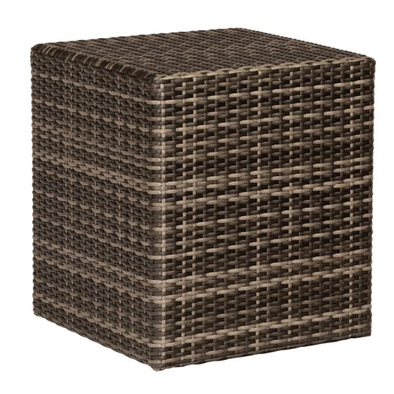 Whitecraft By Woodard Saddleback 18" Wicker Bunching Table 2 Whitecraft By Woodard Saddleback 18" Wicker Bunching Table - Image 2