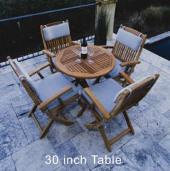 Royal Teak Sailor 30" Or 47" Round Semi-Folding Teak Tables 7 Royal Teak Sailor 30" Or 47" Round Semi-Folding Teak Tables -Patio Furniture Store sailor teak 30 or 47 round semi folding teak tables 38 91735.1646938958