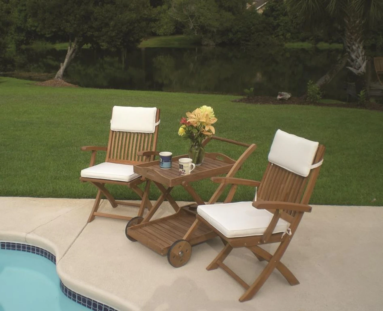 Royal Teak Sailor Folding Armchair 4 Royal Teak Sailor Folding Armchair - Image 4