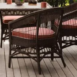 Woodard San Michele Wicker Accent Chair By Alexa Hampton